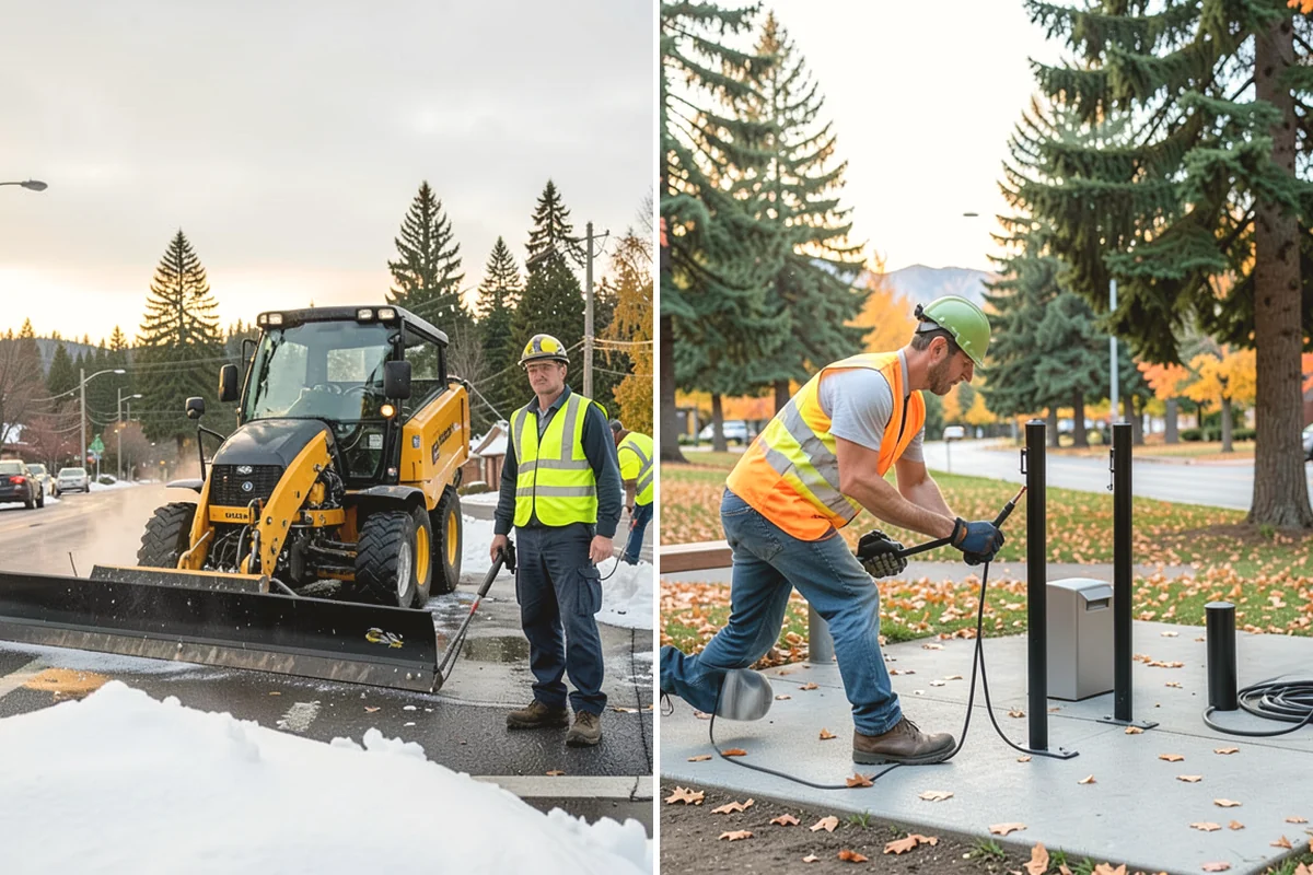 Park Litter Removal in Carnation, King County, WA - Map litter routes and receptacle locations across the parks