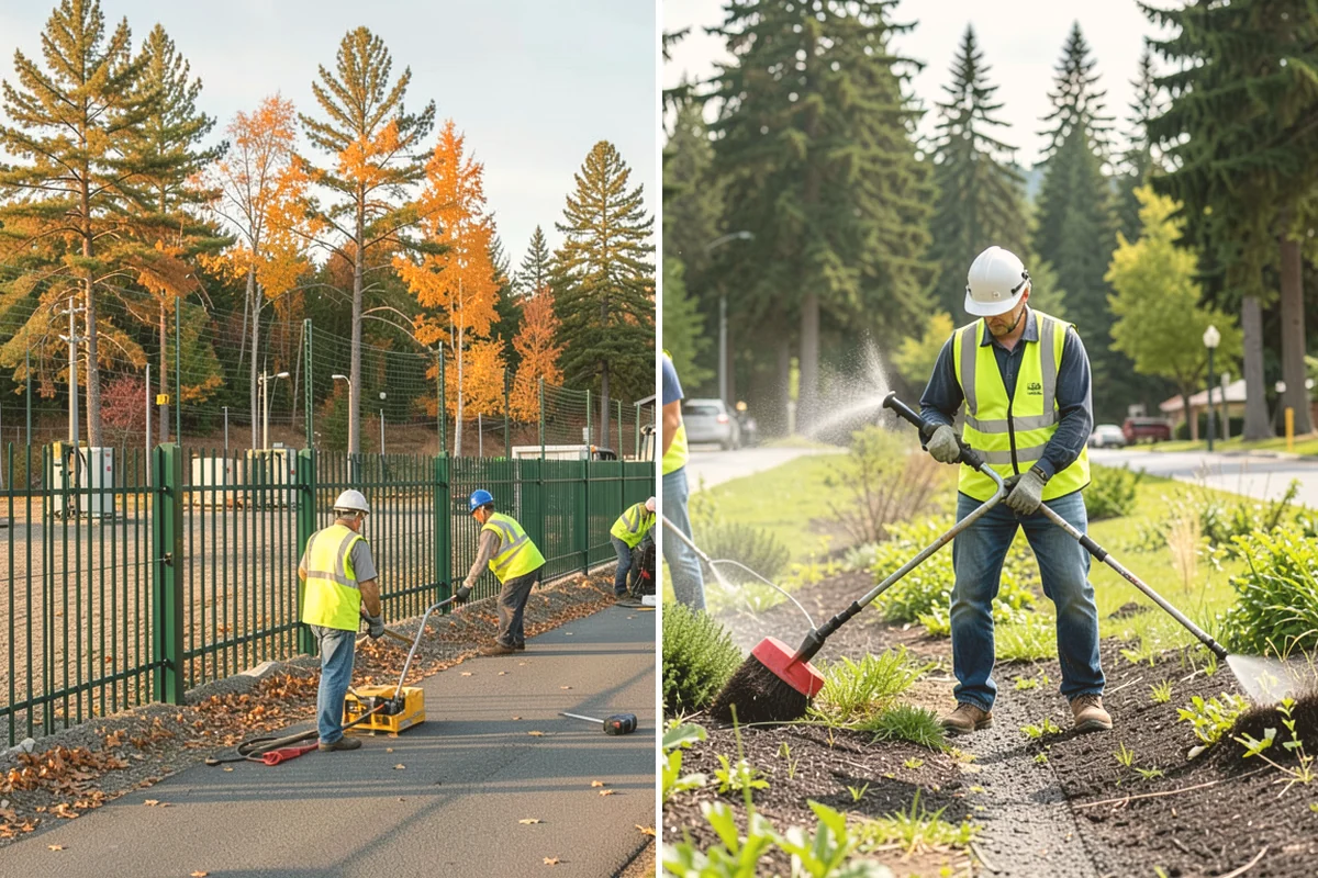 Park Litter Removal in Eatonville, Pierce County, WA - Map litter routes and receptacle locations across the parks