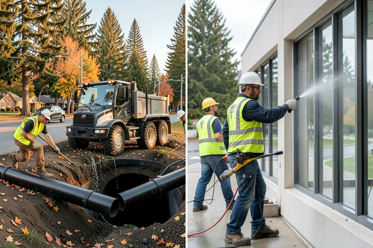 Park Litter Removal in Enumclaw, King County, WA - Map litter routes and receptacle locations across the parks