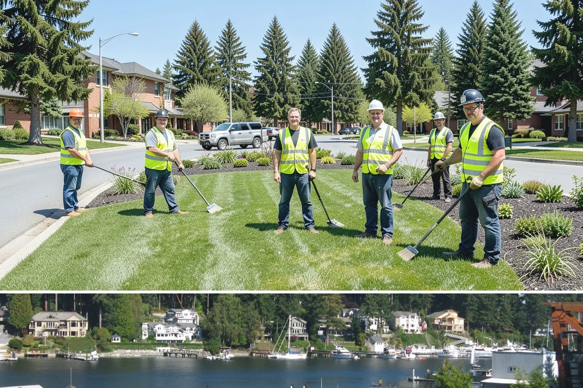 Park Litter Removal in Gig Harbor, Pierce County, WA - Litter volume peaks through the warm-weather months and around holidays and community events.