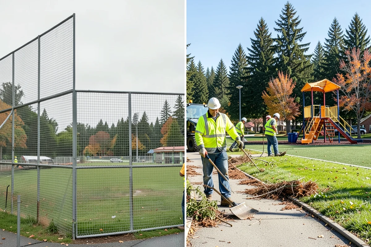 Park Litter Removal in Lakewood, Pierce County, WA - Map litter routes and receptacle locations across the parks