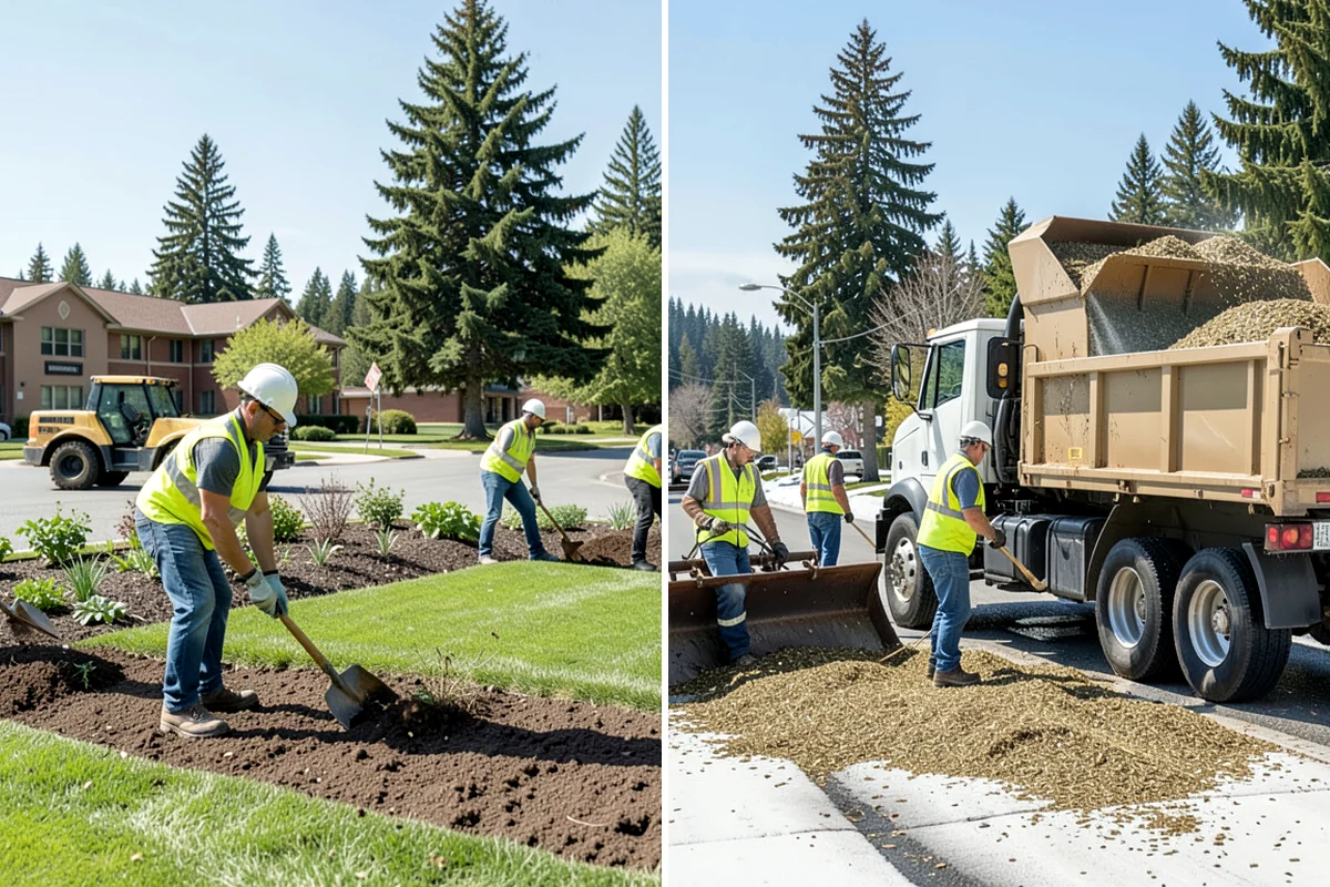 Park Litter Removal in Lyman, Skagit County, WA - Map litter routes and receptacle locations across the parks