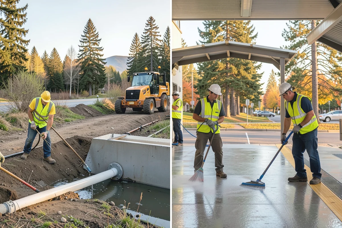Park Litter Removal in Renton, King County, WA - Map litter routes and receptacle locations across the parks