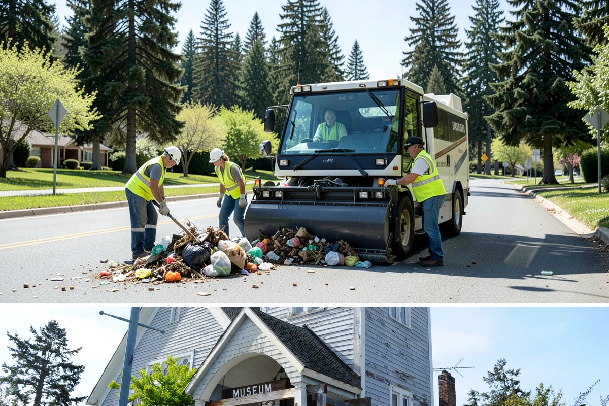 Park Litter Removal in Steilacoom, Pierce County, WA - Litter volume peaks through the warm-weather months and around holidays and community events.