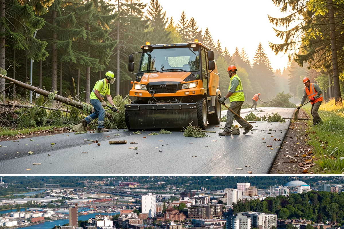 Park Litter Removal in Tacoma, Pierce County, WA - Litter volume peaks through the warm-weather months and around holidays and community events.