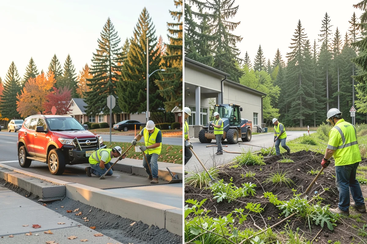 Park Litter Removal in University Place, Pierce County, WA - Map litter routes and receptacle locations across the parks