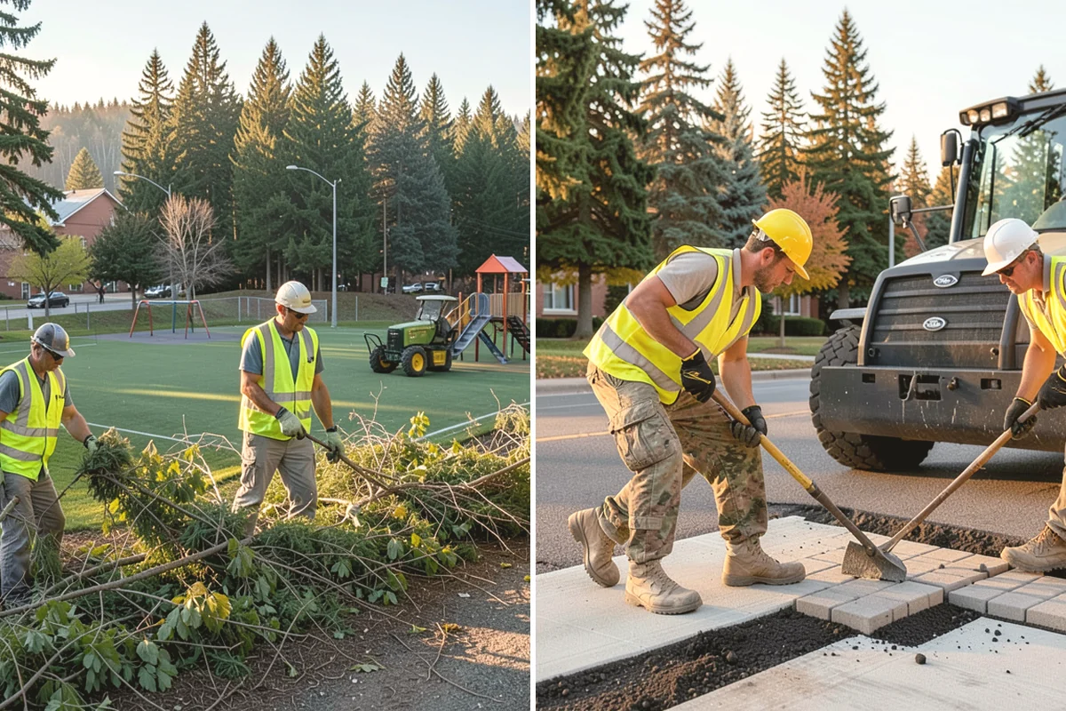 Park Maintenance in Anacortes, Skagit County, WA - Assess each park and confirm frequencies, standards, and access windows with staff