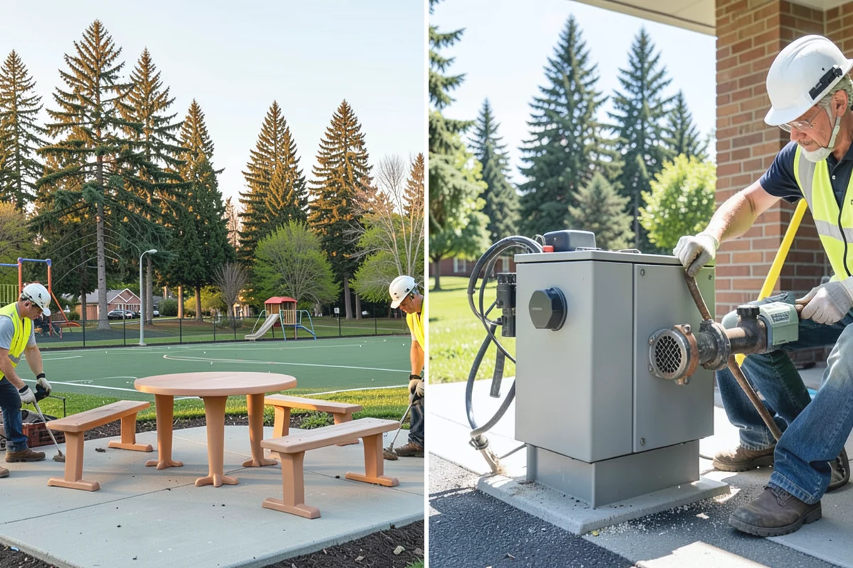 Park Maintenance in Coupeville, Island County, WA - Assess each park and confirm frequencies, standards, and access windows with staff