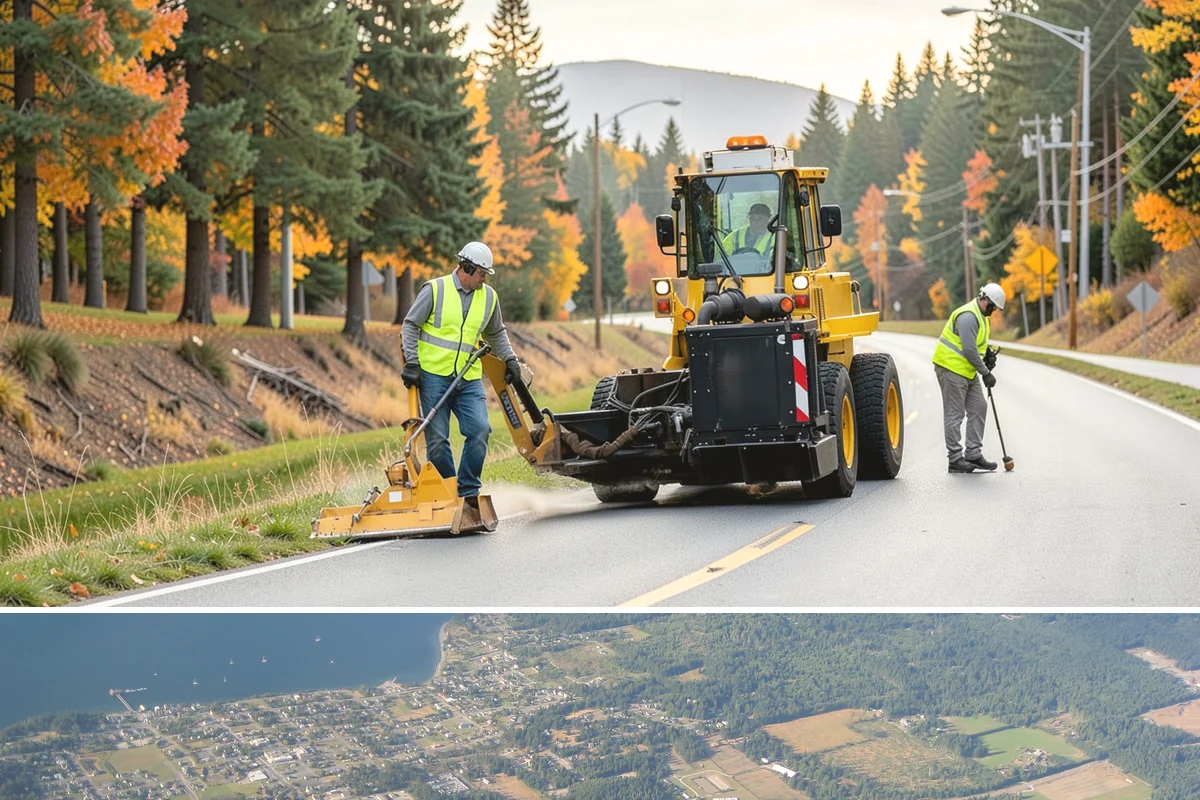 Park Maintenance in Coupeville, Island County, WA - Maintenance intensity peaks from April through October, with lighter cleanup and storm-response work carrying through the wet...