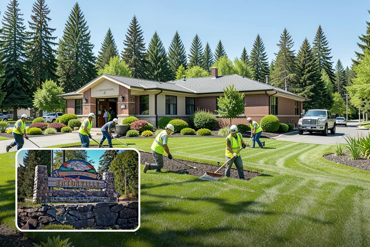 Park Maintenance in Eatonville, Pierce County, WA - Consistent presentation that reflects well on the agency and its stewardship