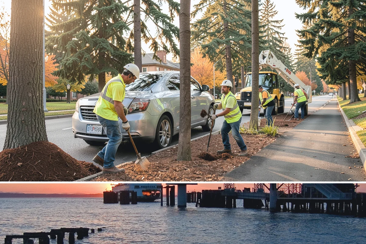 Park Maintenance in Edmonds, Snohomish County, WA - Maintenance intensity peaks from April through October, with lighter cleanup and storm-response work carrying through the wet...