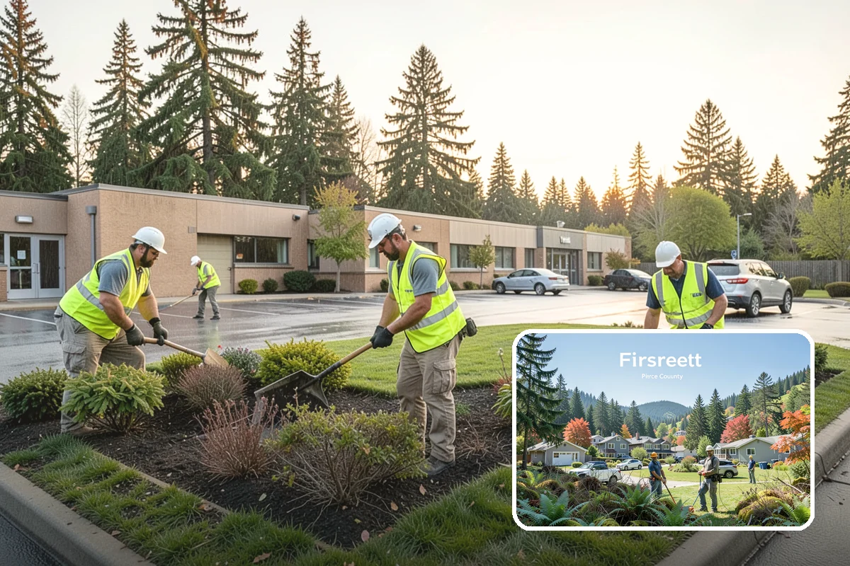 Park Maintenance in Fircrest, Pierce County, WA - Consistent presentation that reflects well on the agency and its stewardship