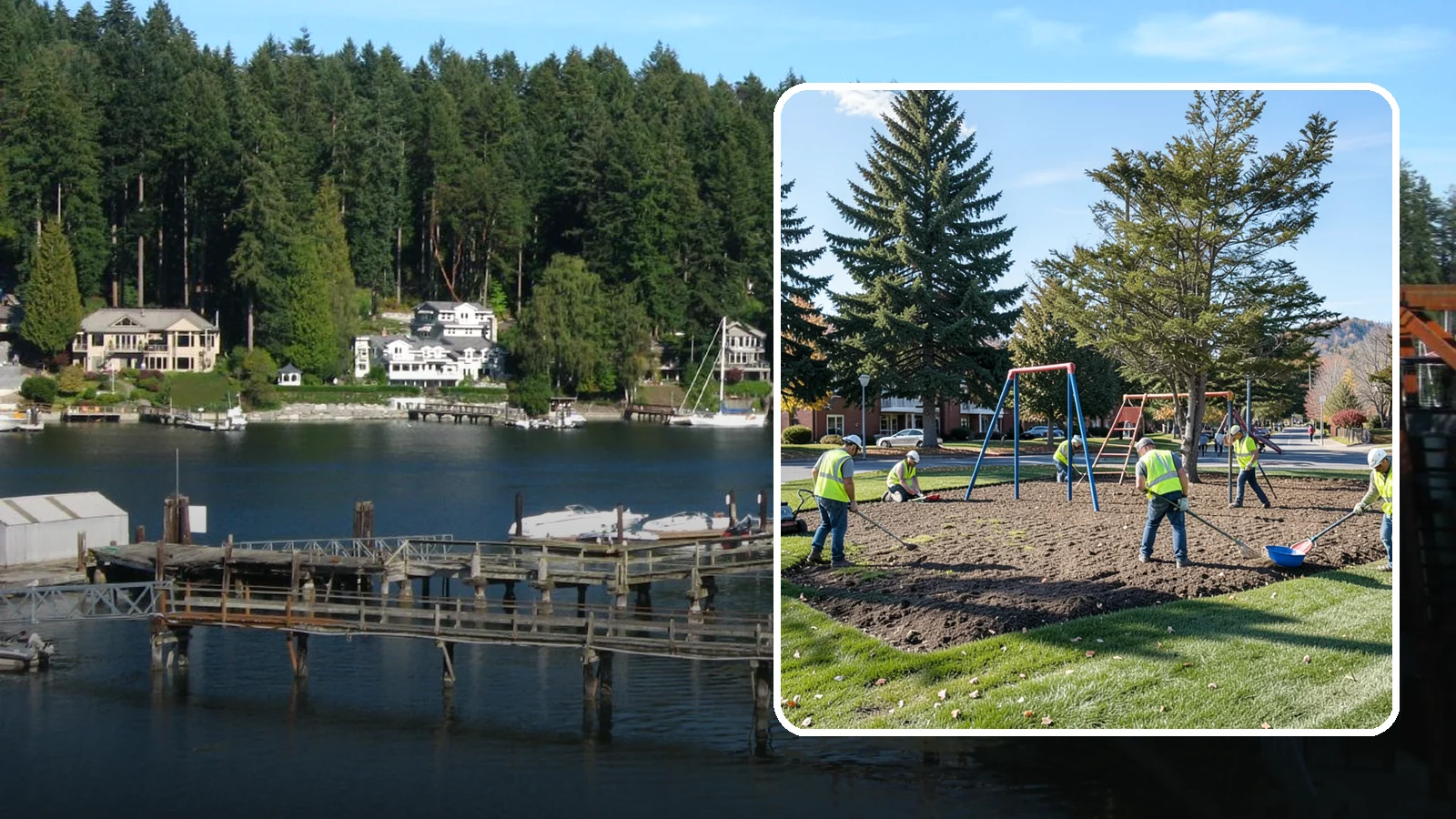 Park Maintenance in Gig Harbor, Pierce County, WA - Scheduled grounds and amenity upkeep that keeps municipal parks safe, clean, and ready for public use across Western Washington.