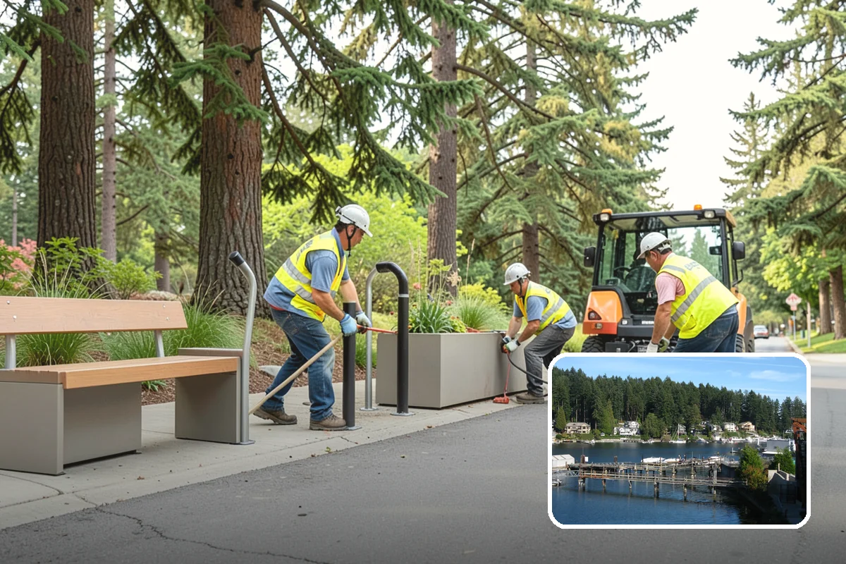 Park Maintenance in Gig Harbor, Pierce County, WA - Consistent presentation that reflects well on the agency and its stewardship