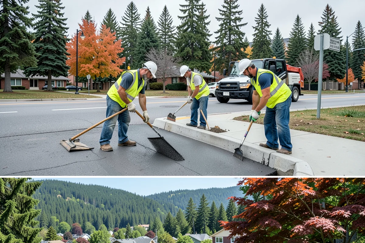 Park Maintenance in Index, Snohomish County, WA - Maintenance intensity peaks from April through October, with lighter cleanup and storm-response work carrying through the wet...