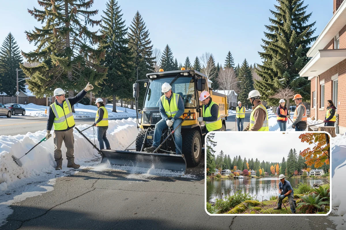 Park Maintenance in La Conner, Skagit County, WA - Consistent presentation that reflects well on the agency and its stewardship