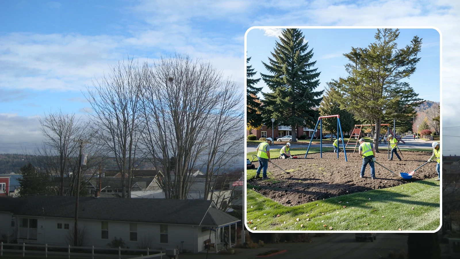 Park Maintenance in Langley, Island County, WA - Scheduled grounds and amenity upkeep that keeps municipal parks safe, clean, and ready for public use across Western Washington.