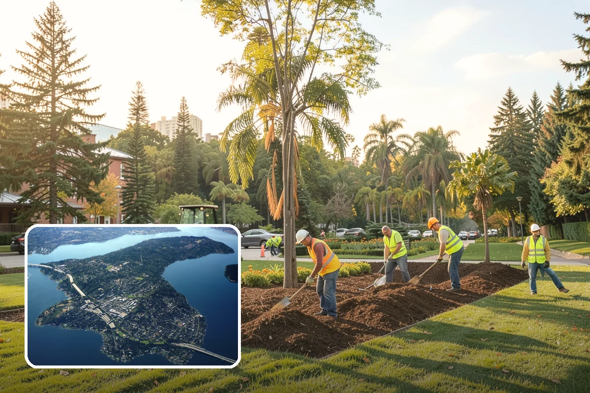 Park Maintenance in Mercer Island, King County, WA - Consistent presentation that reflects well on the agency and its stewardship