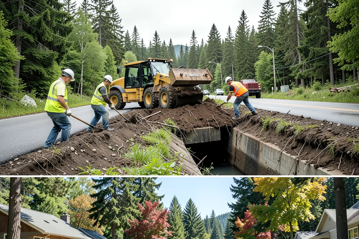 Park Maintenance in Orting, Pierce County, WA - Maintenance intensity peaks from April through October, with lighter cleanup and storm-response work carrying through the wet...