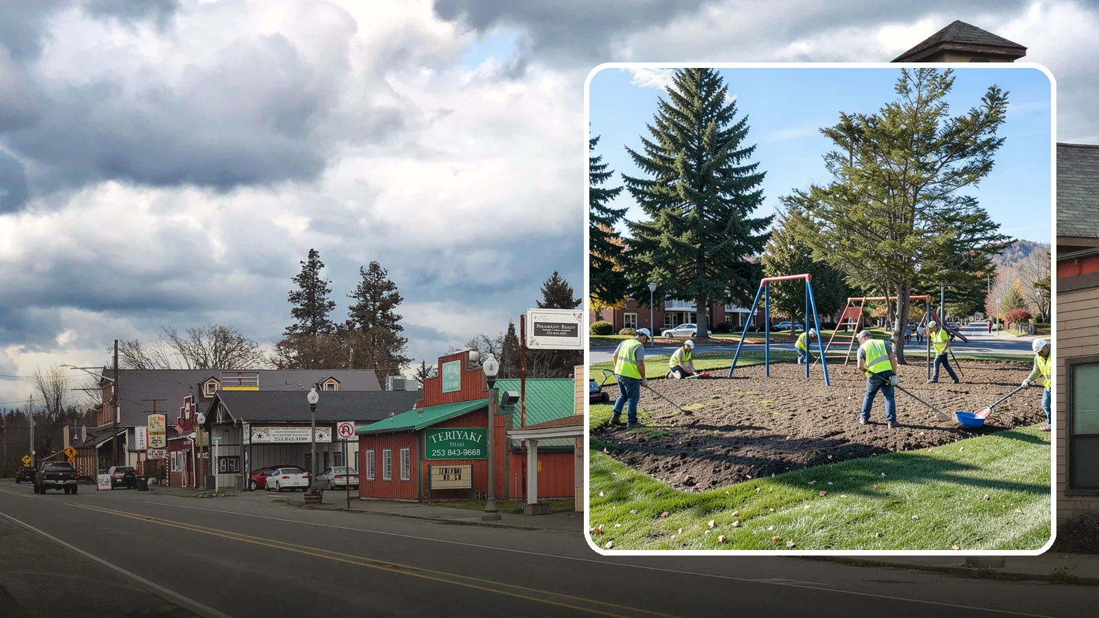 Park Maintenance in Roy, Pierce County, WA - Scheduled grounds and amenity upkeep that keeps municipal parks safe, clean, and ready for public use across Western Washington.