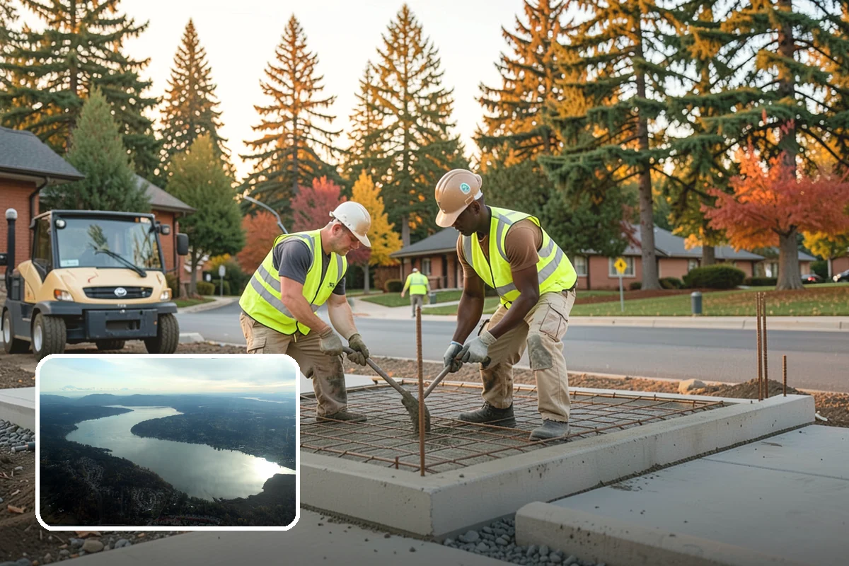 Park Maintenance in Sammamish, King County, WA - Consistent presentation that reflects well on the agency and its stewardship