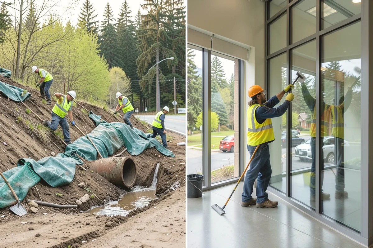 Park Maintenance in Steilacoom, Pierce County, WA - Assess each park and confirm frequencies, standards, and access windows with staff