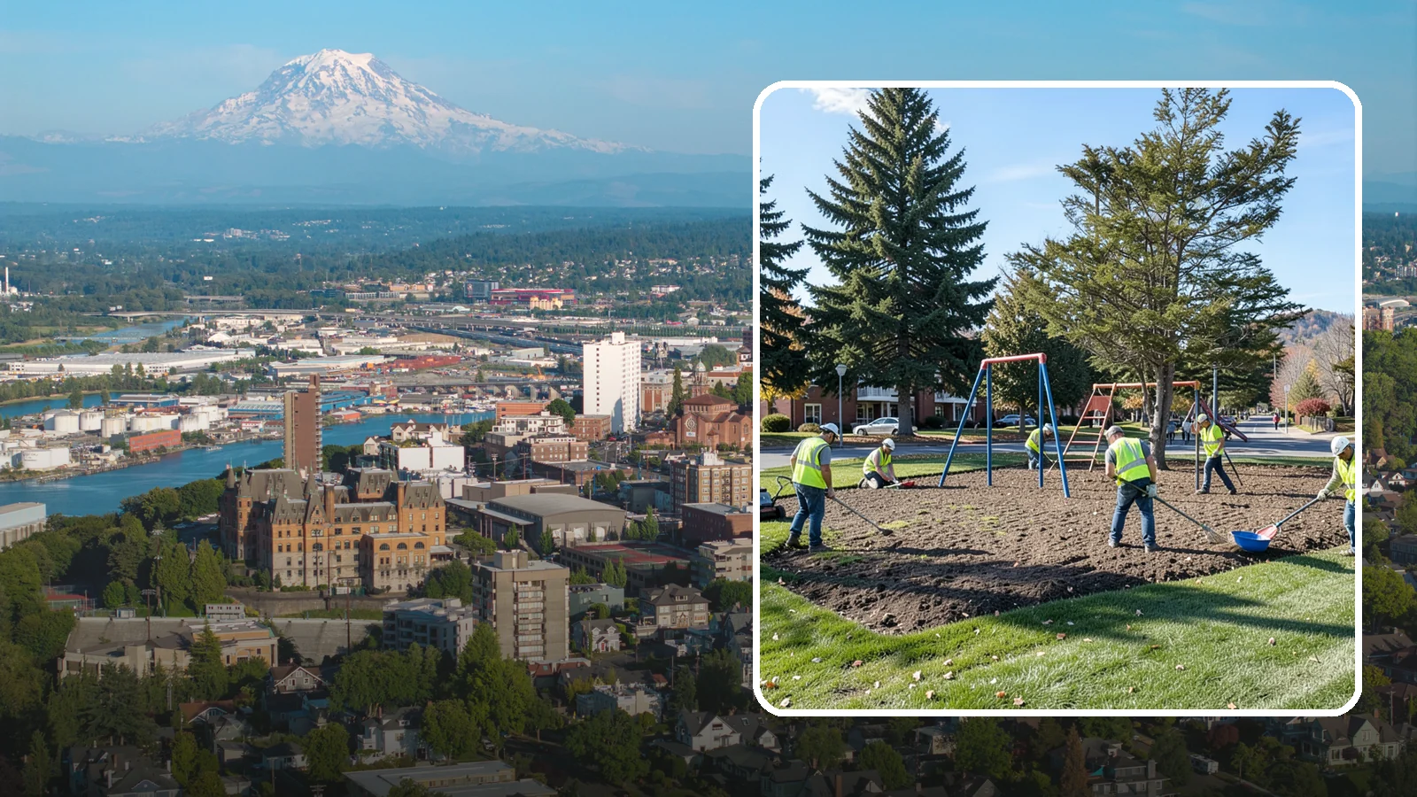 Park Maintenance in Tacoma, Pierce County, WA - Scheduled grounds and amenity upkeep that keeps municipal parks safe, clean, and ready for public use across Western Washington.