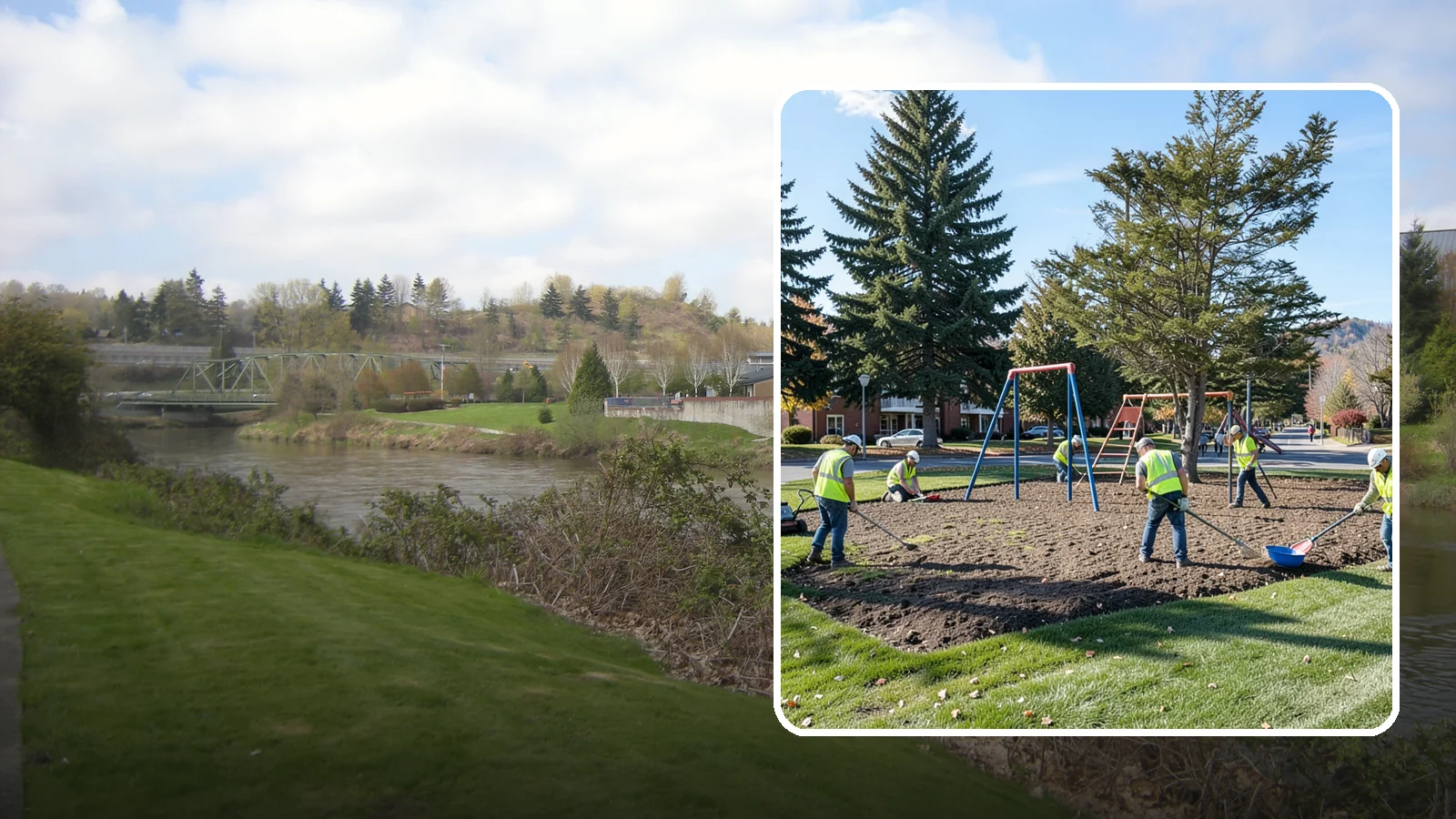 Park Maintenance in Tukwila, King County, WA - Scheduled grounds and amenity upkeep that keeps municipal parks safe, clean, and ready for public use across Western Washington.