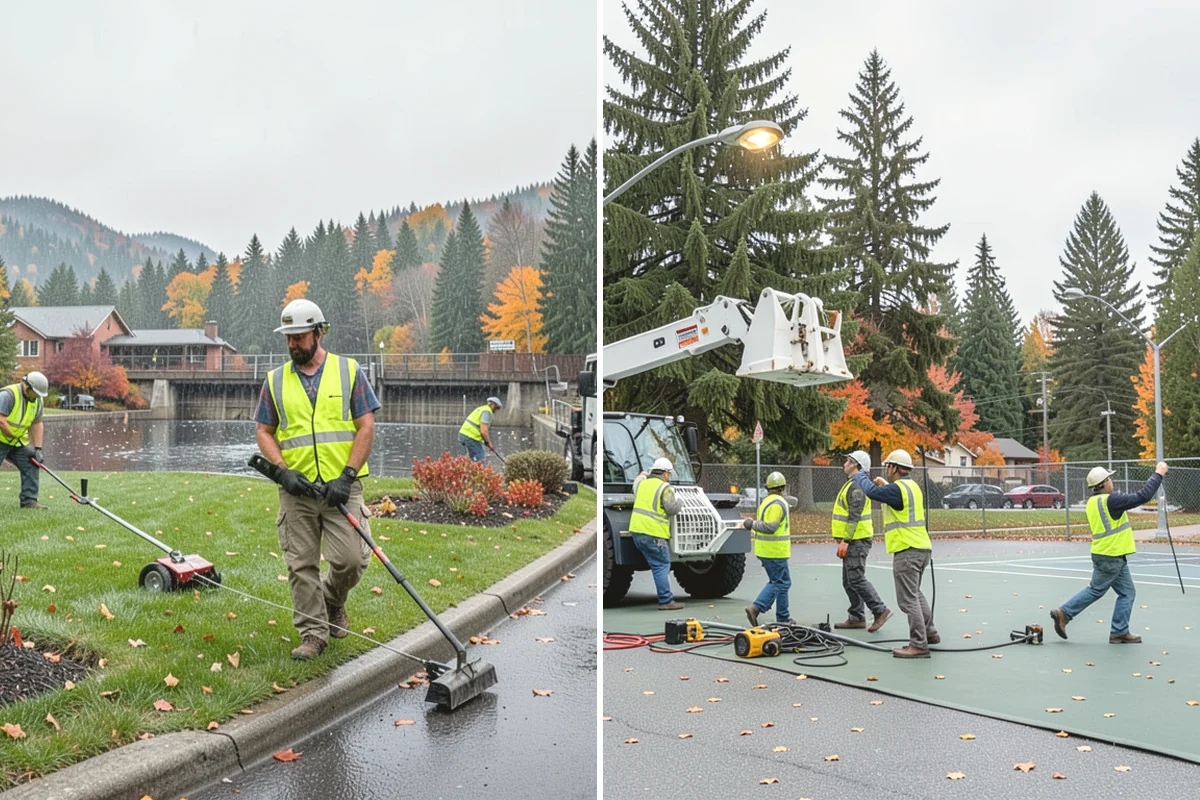 Park Maintenance in Yarrow Point, King County, WA - Assess each park and confirm frequencies, standards, and access windows with staff