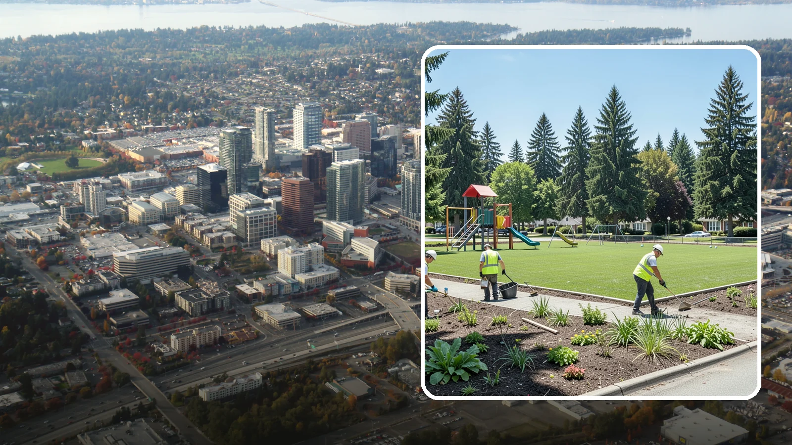 Park Restoration in Bellevue, King County, WA - Renovation of degraded park landscapes and amenities that returns worn or damaged sites to full public use.