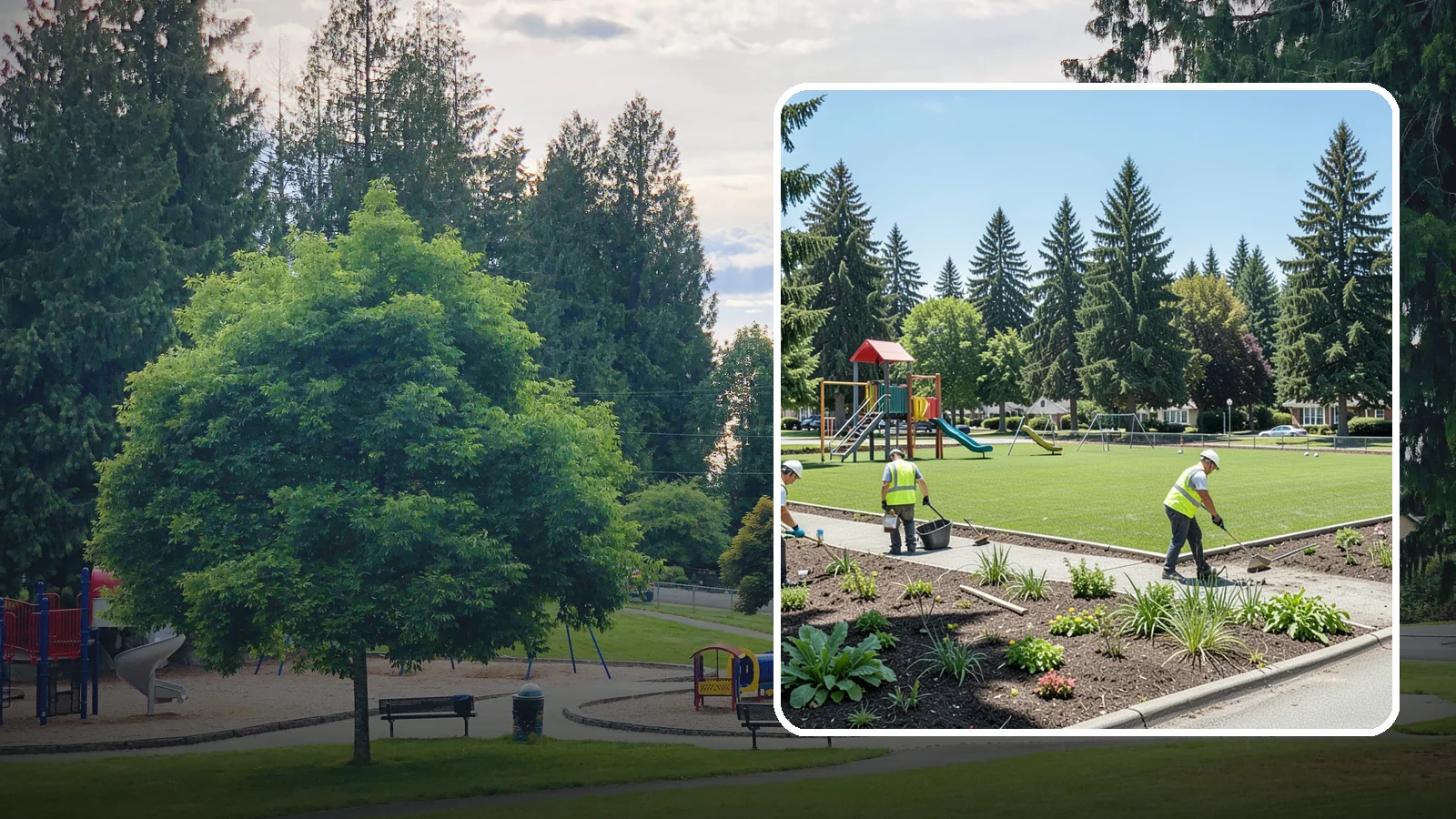 Park Restoration in Bonney Lake, Pierce County, WA - Renovation of degraded park landscapes and amenities that returns worn or damaged sites to full public use.