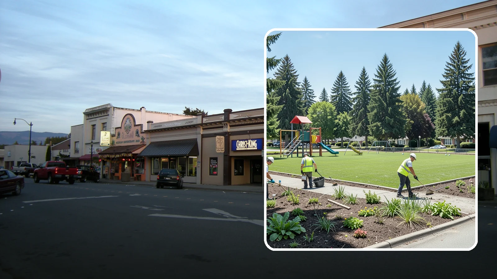 Park Restoration in Burlington, Skagit County, WA - Renovation of degraded park landscapes and amenities that returns worn or damaged sites to full public use.