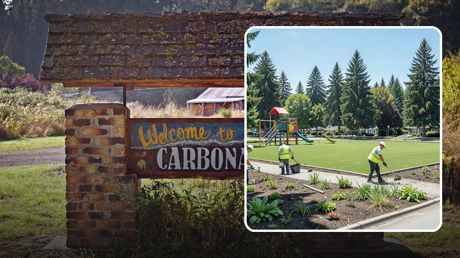 Park Restoration in Carbonado, Pierce County, WA - Renovation of degraded park landscapes and amenities that returns worn or damaged sites to full public use.