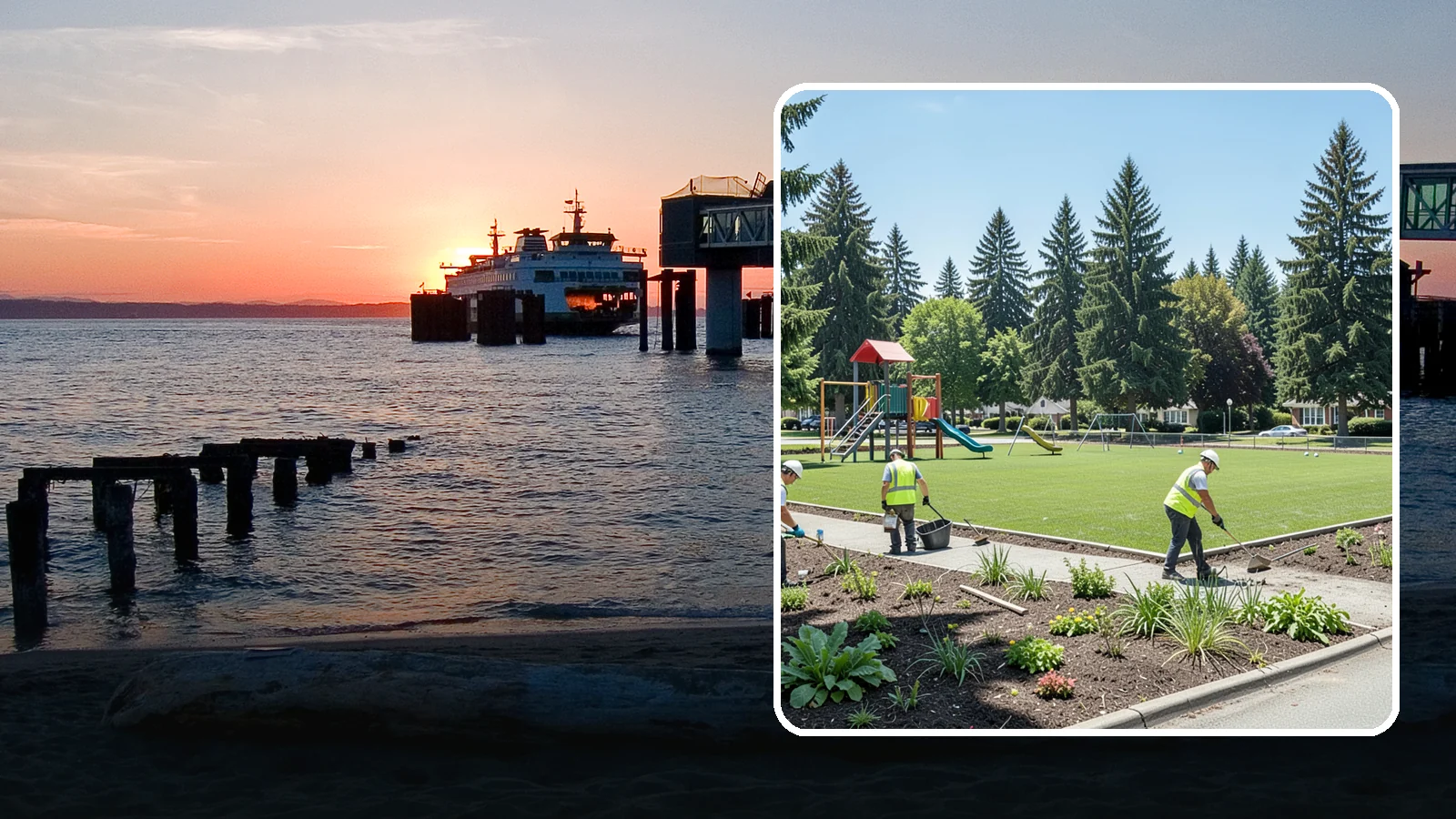 Park Restoration in Edmonds, Snohomish County, WA - Renovation of degraded park landscapes and amenities that returns worn or damaged sites to full public use.