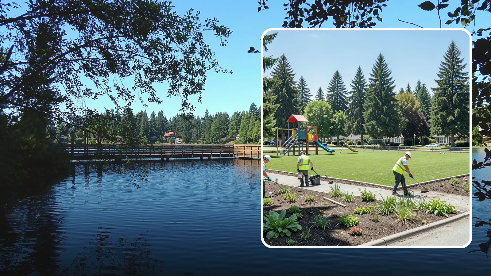 Park Restoration in Federal Way, King County, WA - Renovation of degraded park landscapes and amenities that returns worn or damaged sites to full public use.