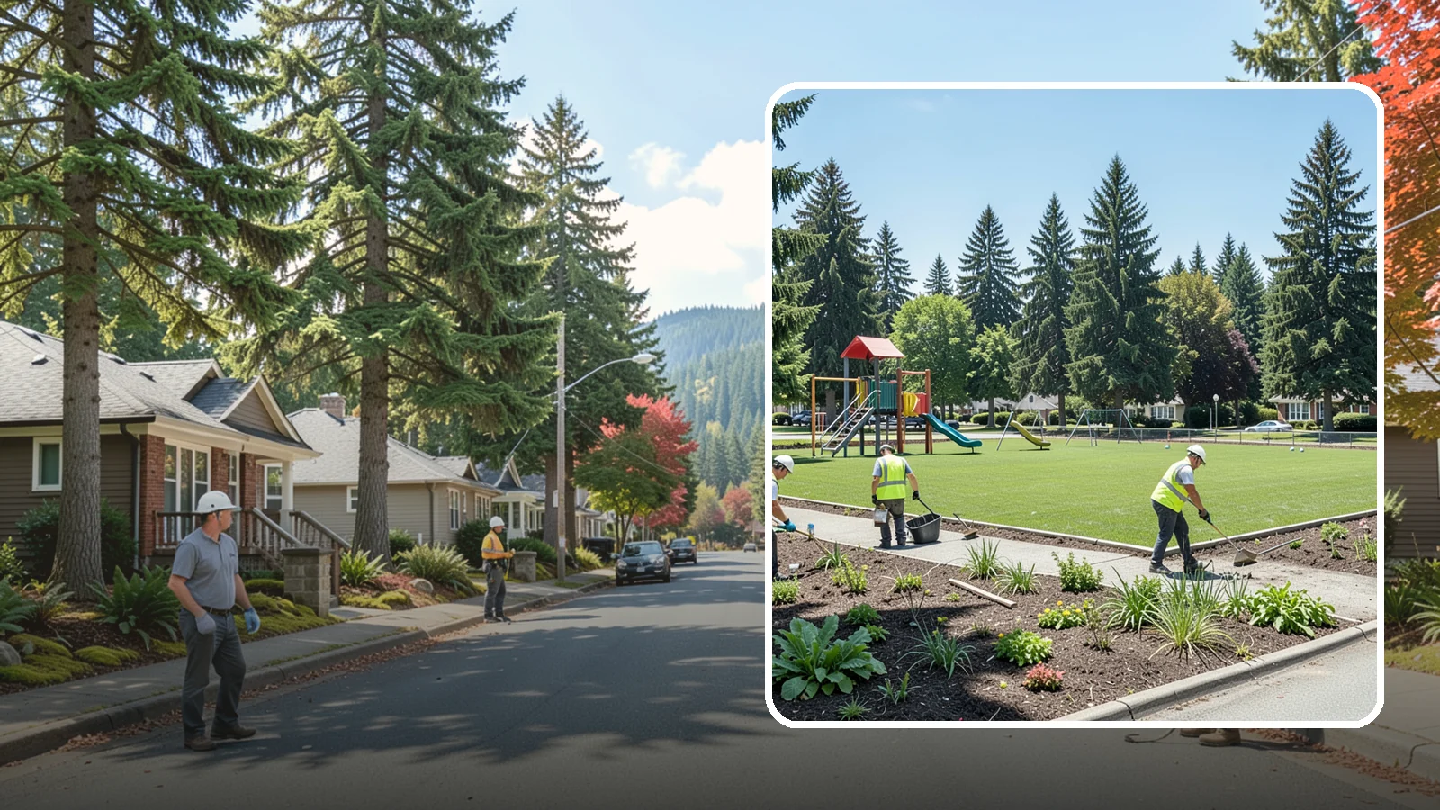 Park Restoration in Hunts Point, King County, WA - Renovation of degraded park landscapes and amenities that returns worn or damaged sites to full public use.
