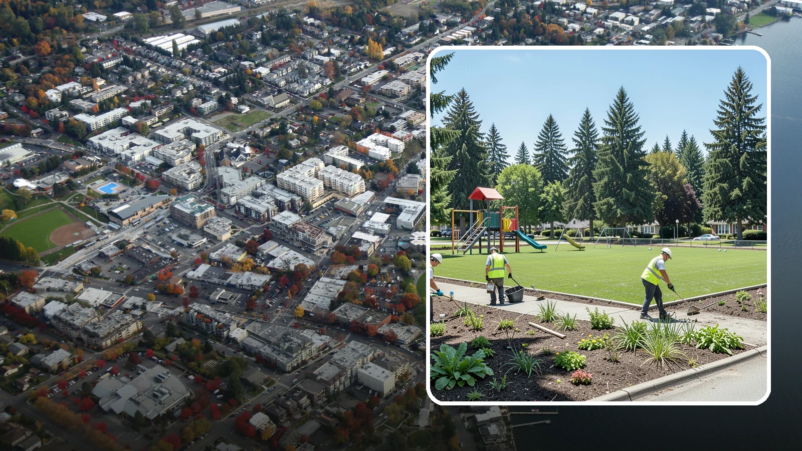 Park Restoration in Kirkland, King County, WA - Renovation of degraded park landscapes and amenities that returns worn or damaged sites to full public use.