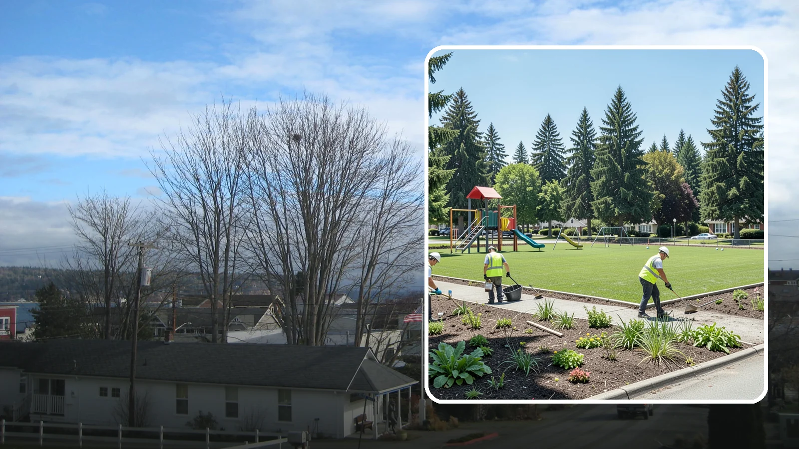Park Restoration in Langley, Island County, WA - Renovation of degraded park landscapes and amenities that returns worn or damaged sites to full public use.
