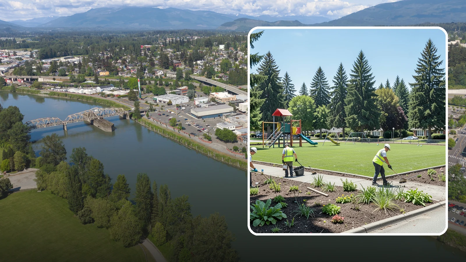 Park Restoration in Mount Vernon, Skagit County, WA - Renovation of degraded park landscapes and amenities that returns worn or damaged sites to full public use.