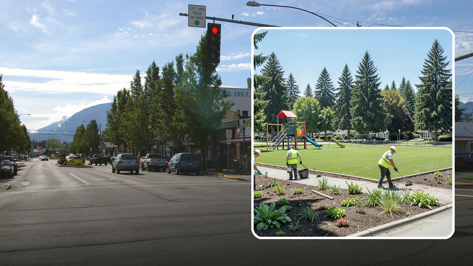 Park Restoration in North Bend, King County, WA - Renovation of degraded park landscapes and amenities that returns worn or damaged sites to full public use.
