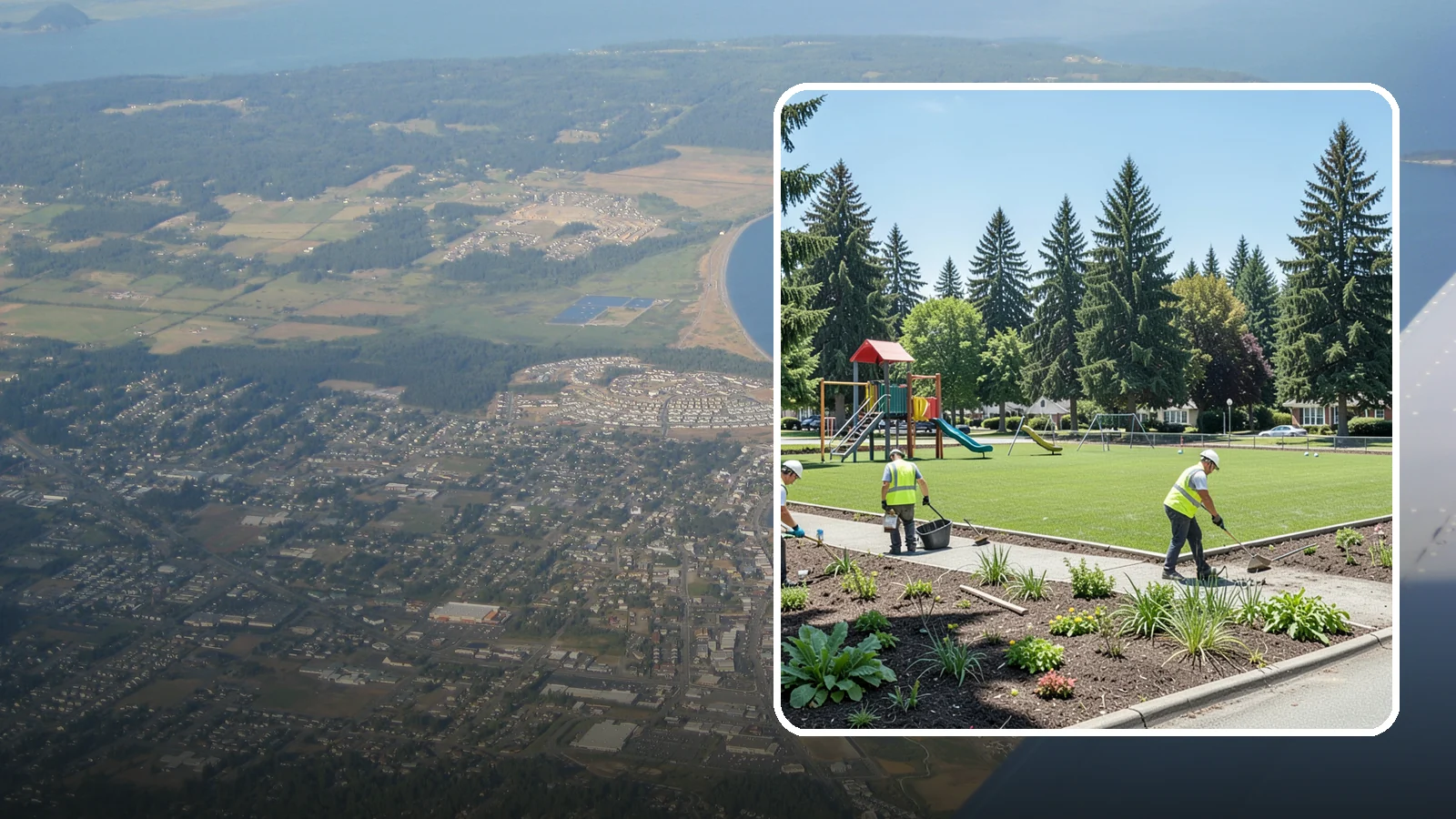 Park Restoration in Oak Harbor, Island County, WA - Renovation of degraded park landscapes and amenities that returns worn or damaged sites to full public use.