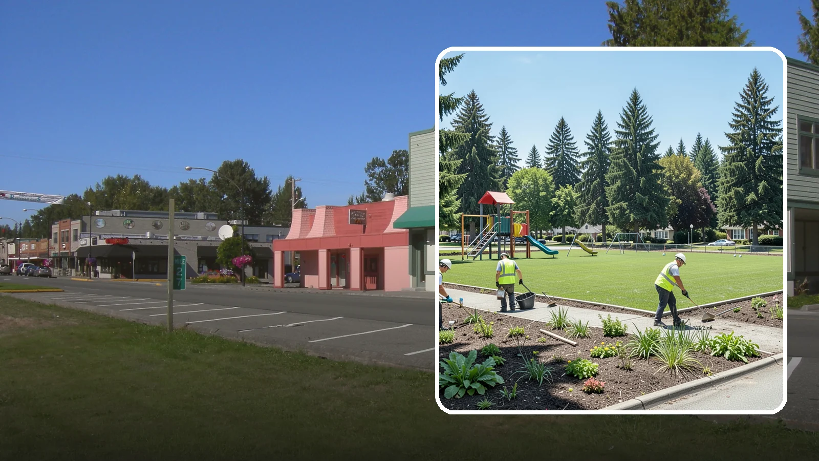 Park Restoration in Snoqualmie, King County, WA - Renovation of degraded park landscapes and amenities that returns worn or damaged sites to full public use.