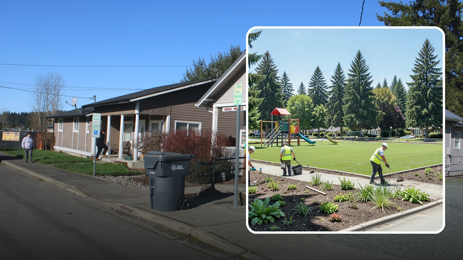 Park Restoration in South Prairie, Pierce County, WA - Renovation of degraded park landscapes and amenities that returns worn or damaged sites to full public use.