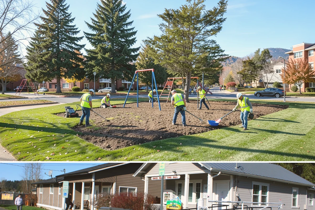 Park Restoration in South Prairie, Pierce County, WA - Major restoration work is best scheduled in the drier spring-through-fall window, with planting timed to establishment seasons.