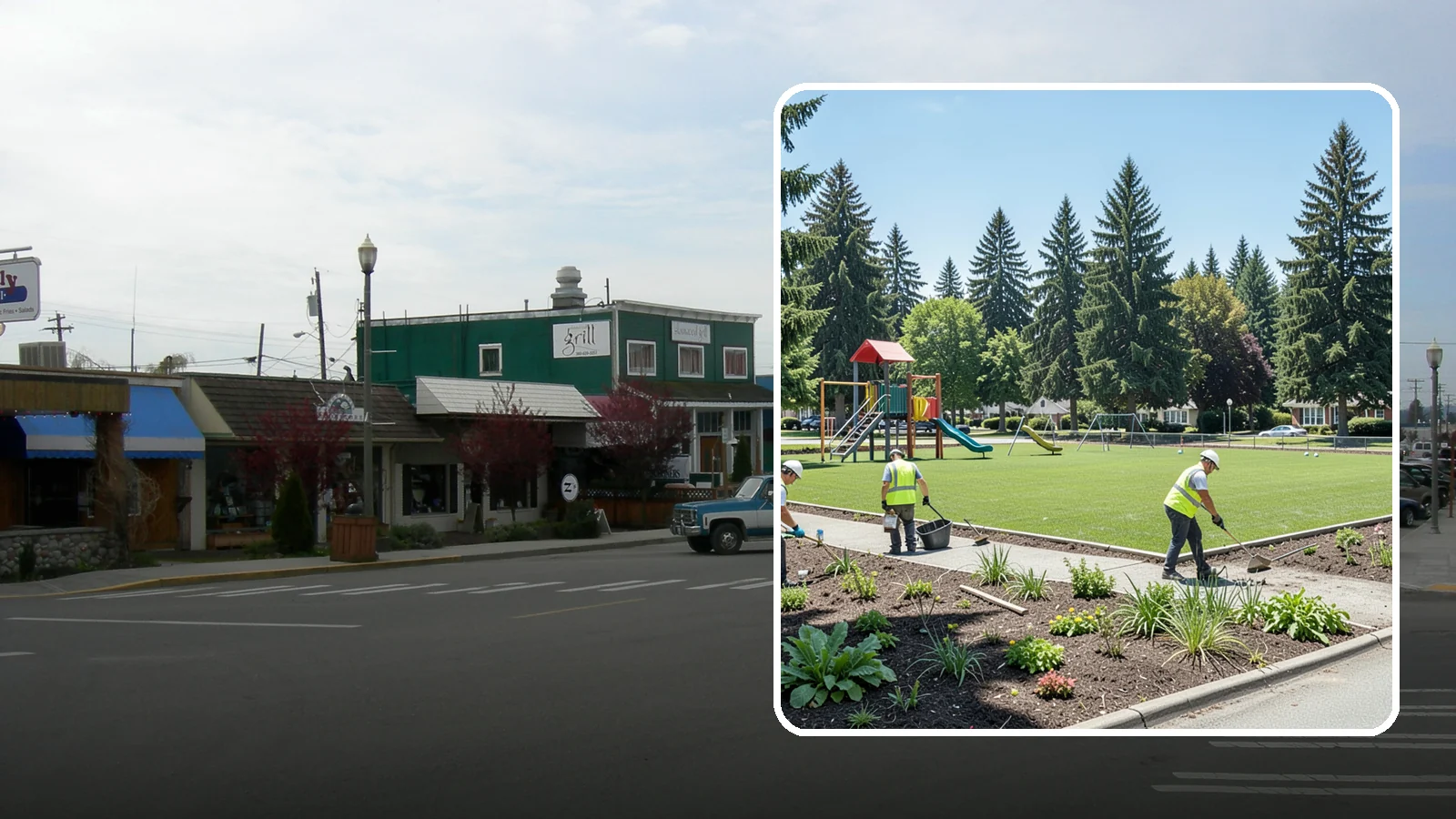Park Restoration in Stanwood, Snohomish County, WA - Renovation of degraded park landscapes and amenities that returns worn or damaged sites to full public use.