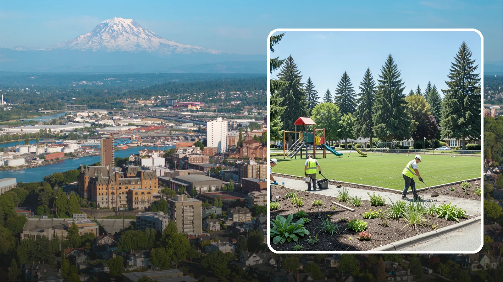 Park Restoration in Tacoma, Pierce County, WA - Renovation of degraded park landscapes and amenities that returns worn or damaged sites to full public use.