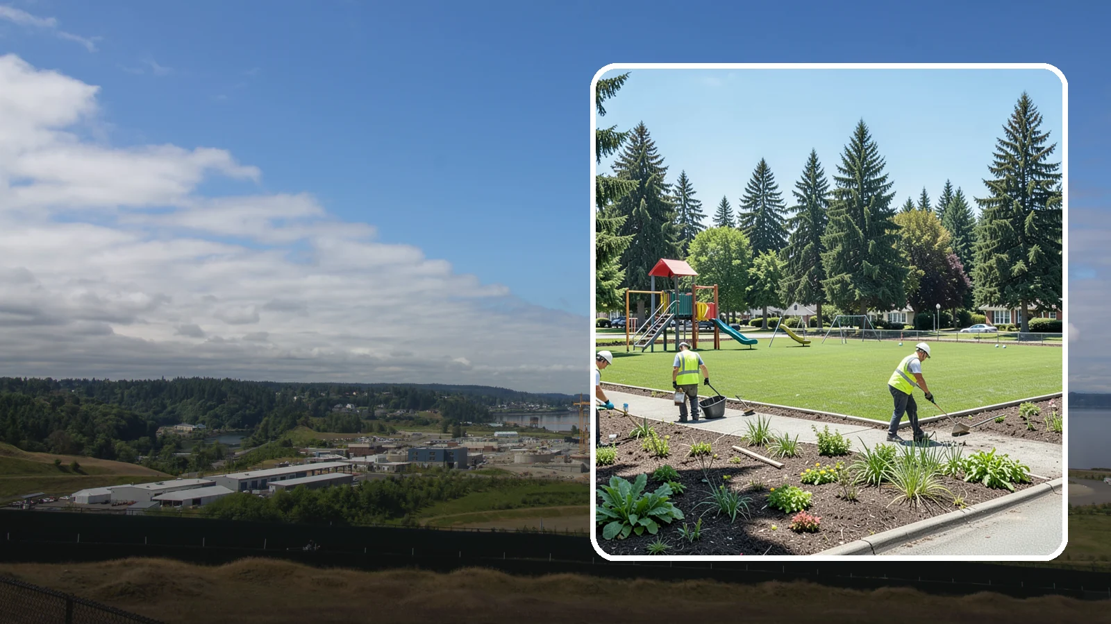 Park Restoration in University Place, Pierce County, WA - Renovation of degraded park landscapes and amenities that returns worn or damaged sites to full public use.