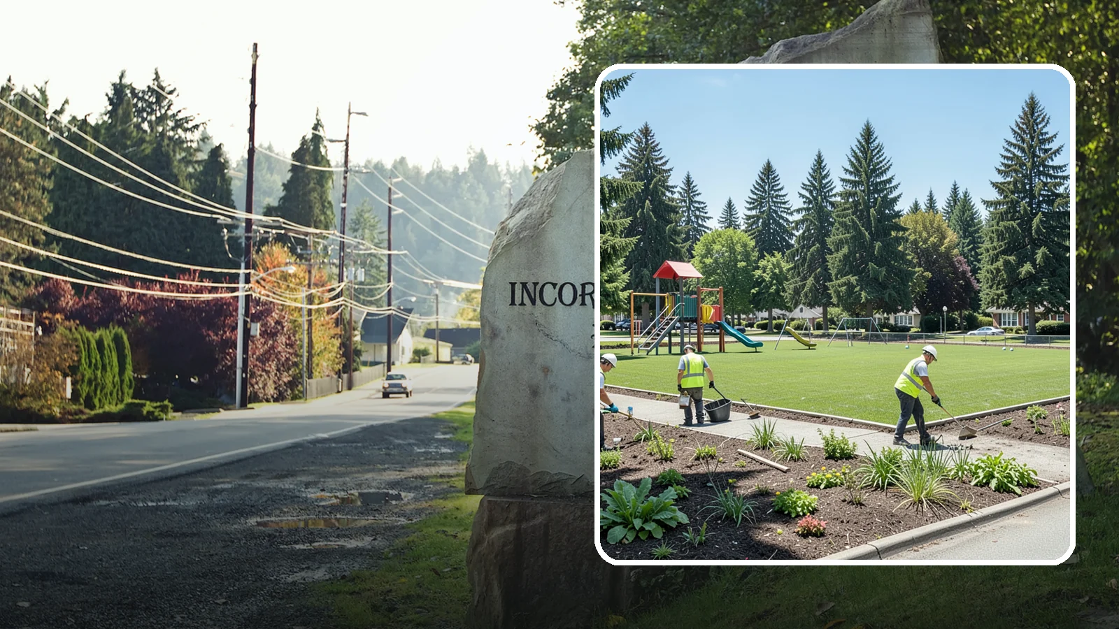 Park Restoration in Wilkeson, Pierce County, WA - Renovation of degraded park landscapes and amenities that returns worn or damaged sites to full public use.