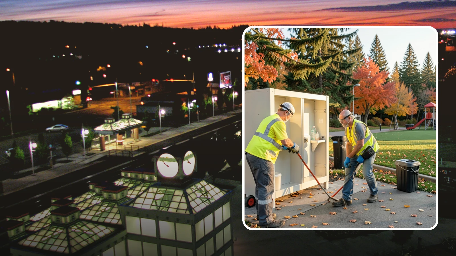Park Restroom Cleaning in Auburn, King County, WA - Sanitary cleaning and restocking of park restrooms that protects public health and reduces complaints.