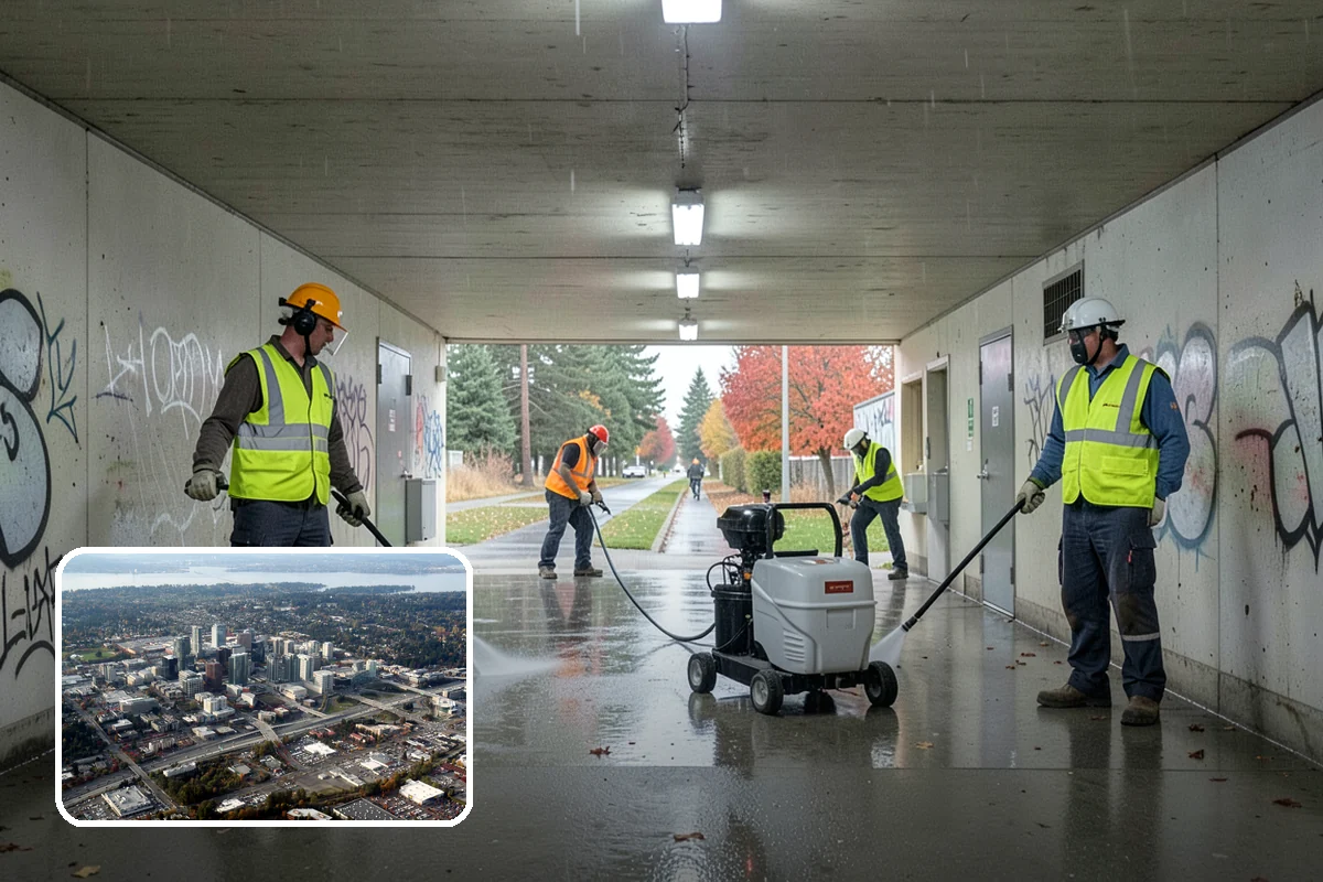 Park Restroom Cleaning in Bellevue, King County, WA - Improved public health through consistent disinfection